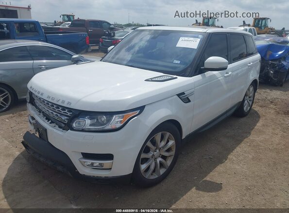 SALWR2PF5GA664233 2016 LAND ROVER RANGE ROVER SPORT White Vista tres cuartos delantera izquierda