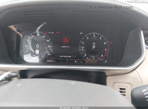 SALWR2RE4KA854599 2019 LAND ROVER RANGE ROVER SPORT White Vista de los asientos traseros
