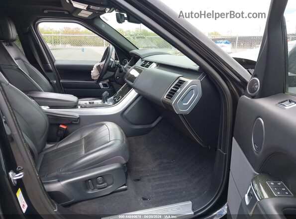SALWR2RE7KA855309 2019 LAND ROVER RANGE ROVER SPORT Black Front interior view