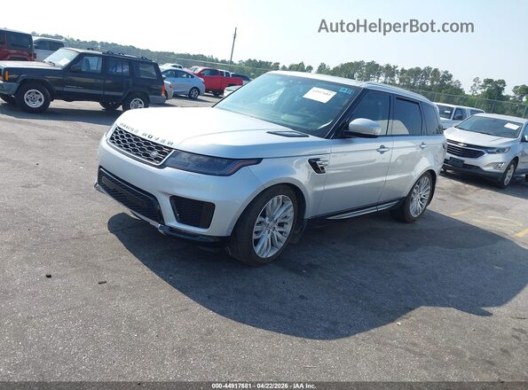 SALWR2RK5KA415336 2019 LAND ROVER RANGE ROVER SPORT Silver Передня ліва чверть