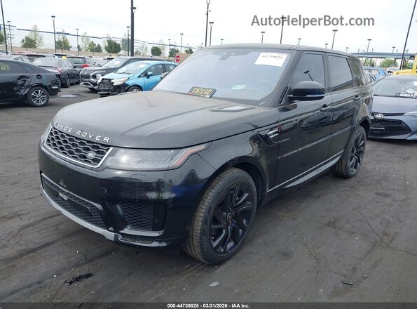 SALWR2RU8KA865631 2019 LAND ROVER RANGE ROVER SPORT Black Передня ліва чверть