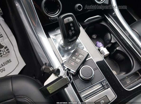 SALWR2RU8KA865631 2019 LAND ROVER RANGE ROVER SPORT Black Вид панелі приладів