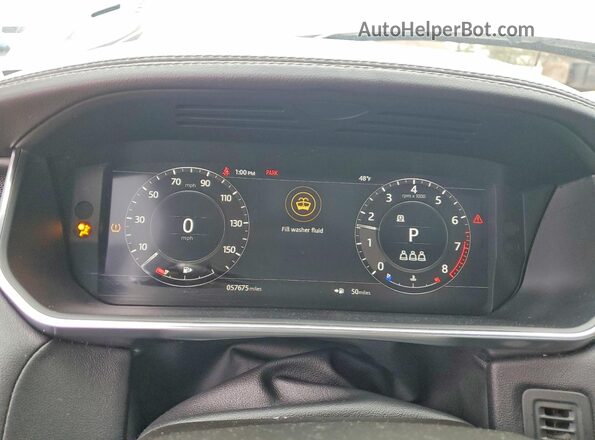 SALWR2RV5KA828402 2019 LAND ROVER RANGE White Vista del cuadro de instrumentos