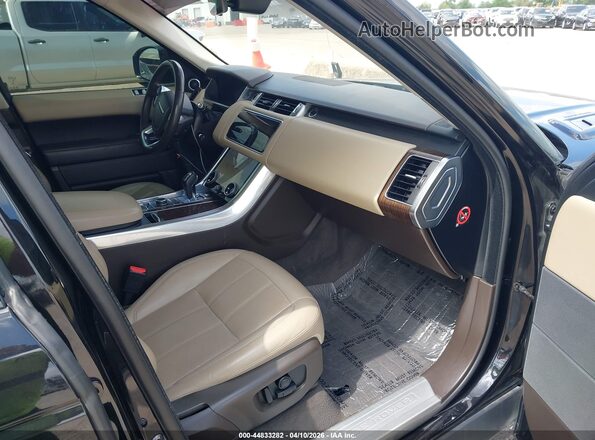 SALWR2RV6KA832345 2019 LAND ROVER RANGE ROVER SPORT Black Widok wnętrza z przodu