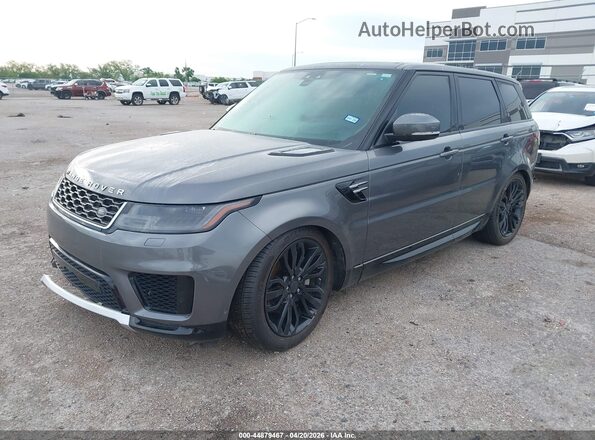 SALWR2RV6KA841465 2019 LAND ROVER RANGE ROVER SPORT Gray Передня ліва чверть