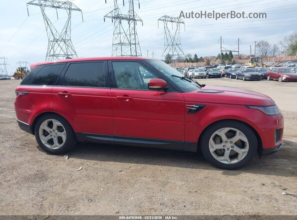 SALWR2RV9JA186572 2018 LAND ROVER RANGE ROVER SPORT Red Widok wnętrza 360 stopni