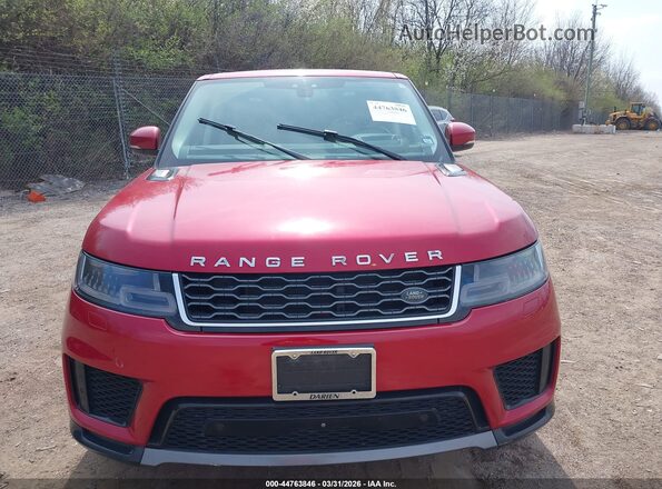 SALWR2RV9JA186572 2018 LAND ROVER RANGE ROVER SPORT Red Widok z przodu
