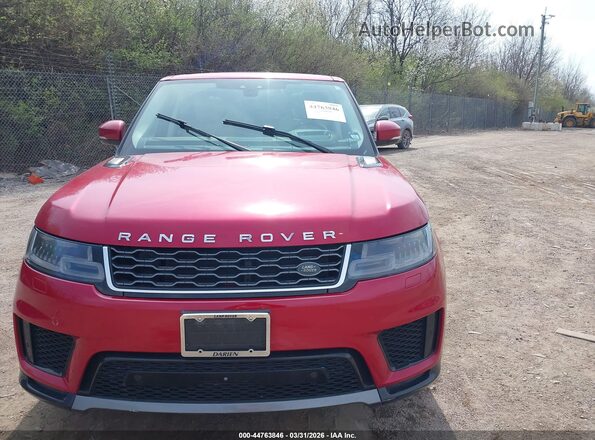 SALWR2RV9JA186572 2018 LAND ROVER RANGE ROVER SPORT Red Widok wnętrza z tyłu