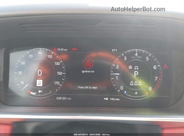 SALWR2SE8LA709397 2020 LAND ROVER RANGE ROVER SPORT White Vista de los asientos traseros