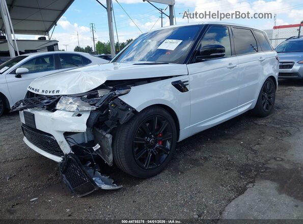 SALWR2SE8LA709397 2020 LAND ROVER RANGE ROVER SPORT White Vista tres cuartos delantera izquierda