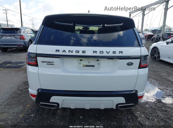SALWR2SE8LA709397 2020 LAND ROVER RANGE ROVER SPORT White 