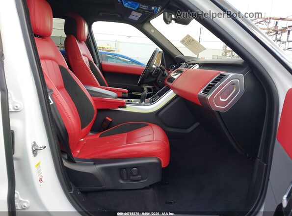 SALWR2SE8LA709397 2020 LAND ROVER RANGE ROVER SPORT White Vista interior delantera