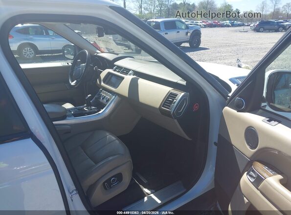 SALWR2VF2GA651202 2016 LAND ROVER RANGE ROVER SPORT White Vista interior delantera
