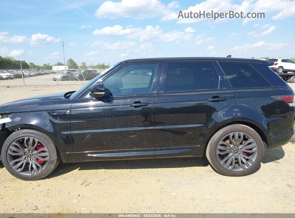 SALWS2PF4GA104658 2016 LAND ROVER RANGE ROVER SPORT Black Widok wnętrza 360 stopni