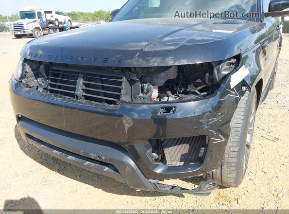 SALWS2PF4GA104658 2016 LAND ROVER RANGE ROVER SPORT Black Widok z przodu