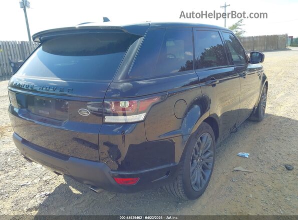 SALWS2PF4GA104658 2016 LAND ROVER RANGE ROVER SPORT Black Tył prawy