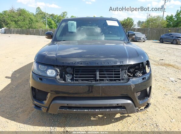 SALWS2PF4GA104658 2016 LAND ROVER RANGE ROVER SPORT Black Widok zestawu wskaźników