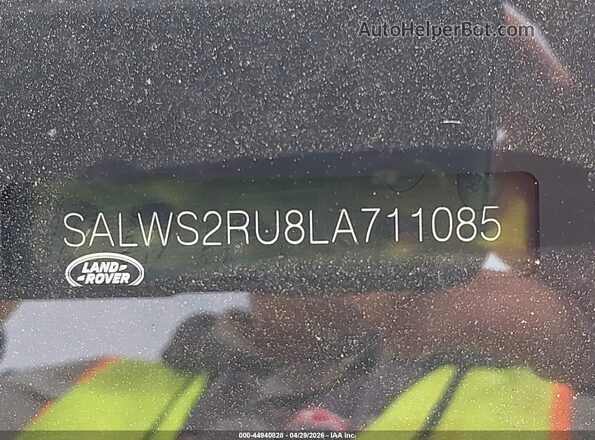 SALWS2RU8LA711085 2020 LAND ROVER RANGE ROVER SPORT White Շարժիչի բաժամունքի տեսք