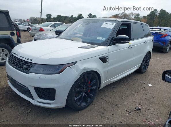 SALWS2RU8LA711085 2020 LAND ROVER RANGE ROVER SPORT White Առջևի ձախ երեք քառորդ տեսարան