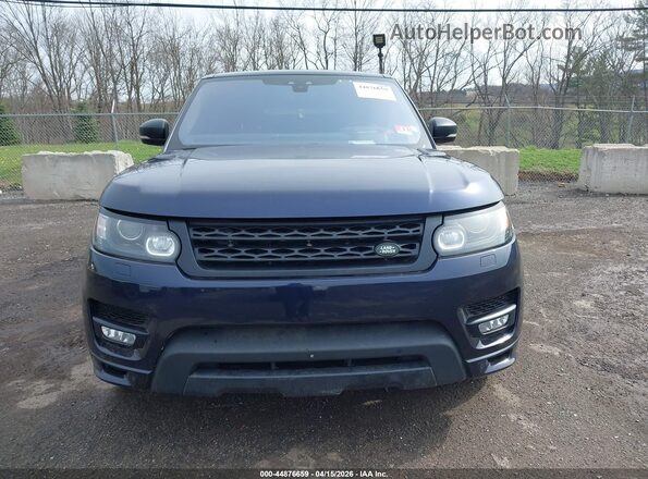 SALWV2FE2HA167291 2017 LAND ROVER RANGE ROVER SPORT Blue Սարքավորումների վահանակի տեսք