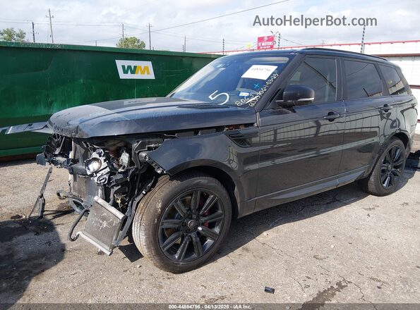 SALWV2FE4HA148063 2017 LAND ROVER RANGE ROVER SPORT Black წინა მარცხენა ხედი სამი მეოთხედიდან