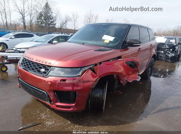 SALWV2SV6KA841150 2019 LAND ROVER RANGE ROVER SPORT Розовый Передняя левая четверть