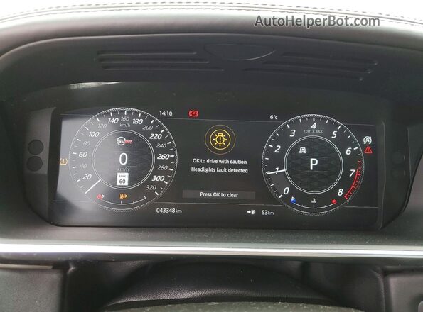 SALWZ2SE8KA836309 2019 LAND ROVER RANGE Черный 