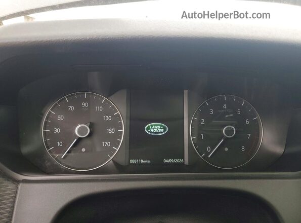 SALYB2EX0LA267127 2020 LAND ROVER RANGE Black ხელსაწყოთა პანელის ხედი