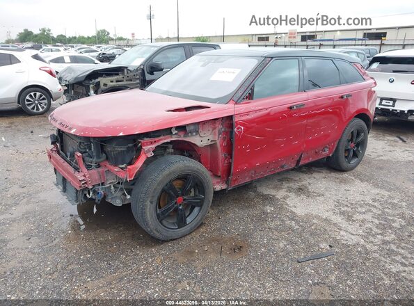 SALYK2EX0LA296191 2020 LAND ROVER RANGE ROVER VELAR Red Առջևի ձախ երեք քառորդ տեսարան