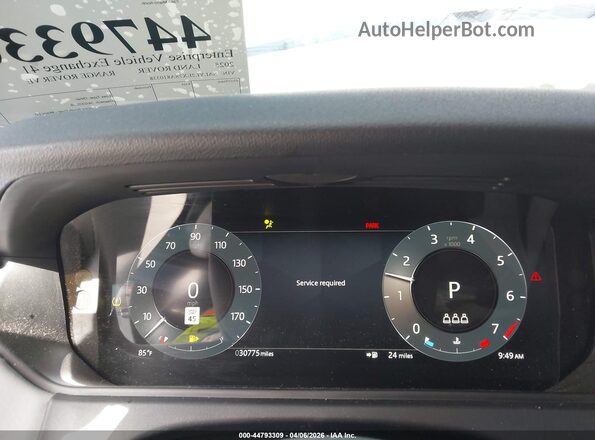 SALYL2EX7SA810338 2025 LAND ROVER RANGE ROVER VELAR Белый Вид задних сидений