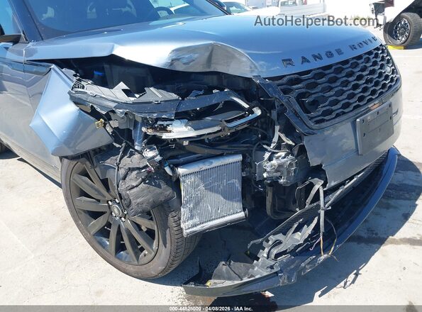 SALYL2EX8KA217636 2019 LAND ROVER RANGE ROVER VELAR Light Blue Вид спереди