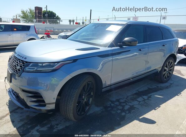 SALYL2EX8KA217636 2019 LAND ROVER RANGE ROVER VELAR Light Blue Передняя левая четверть