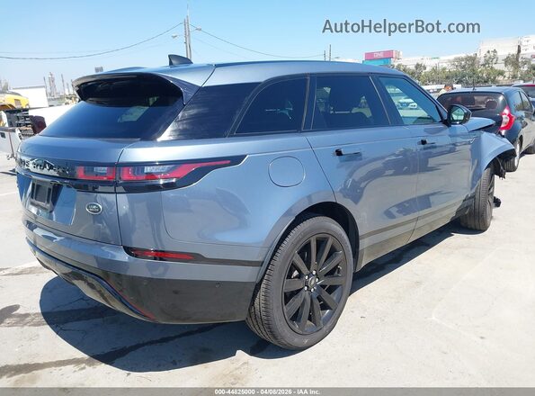 SALYL2EX8KA217636 2019 LAND ROVER RANGE ROVER VELAR Light Blue Задняя правая четверть