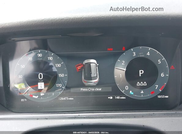 SALYL2EX8SA810154 2025 LAND ROVER RANGE ROVER VELAR Серебряный Вид задних сидений