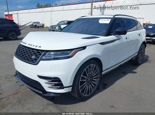 SALYL2FV7KA210741 2019 LAND ROVER RANGE ROVER VELAR White Առջևի ձախ երեք քառորդ տեսարան