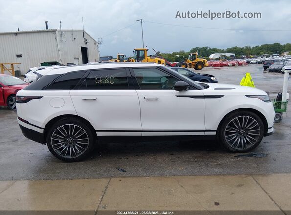 SALYM2FU3MA306423 2021 LAND ROVER RANGE ROVER VELAR White Widok wnętrza 360 stopni