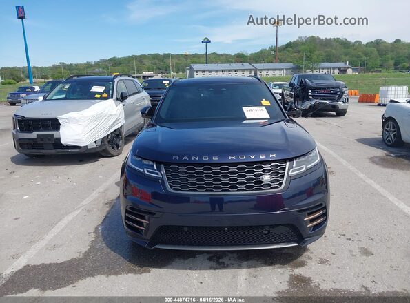 SALYT2EU5MA327276 2021 LAND ROVER RANGE ROVER VELAR Blue Vista del cuadro de instrumentos