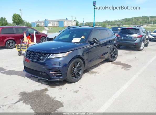 SALYT2EU5MA327276 2021 LAND ROVER RANGE ROVER VELAR Blue Vista tres cuartos delantera izquierda