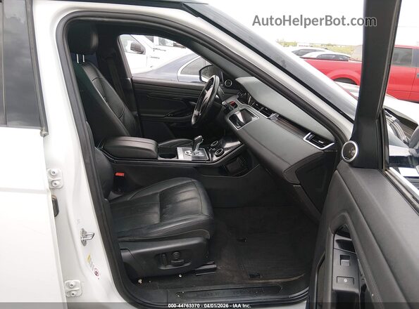 SALZJ2FX2LH075138 2020 LAND ROVER RANGE ROVER EVOQUE White Вид салону спереду