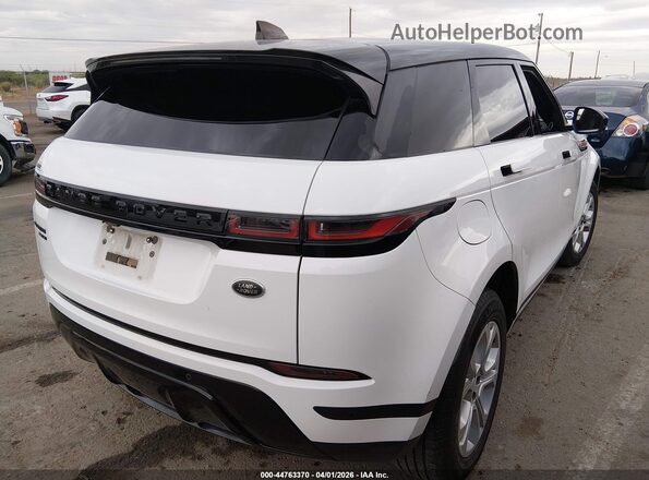 SALZJ2FX2LH075138 2020 LAND ROVER RANGE ROVER EVOQUE White Задня права чверть