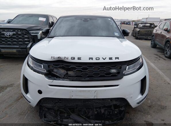 SALZJ2FX2LH075138 2020 LAND ROVER RANGE ROVER EVOQUE White Вид щитка приладів