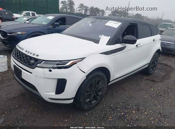 SALZJ2FX8MH122853 2021 LAND ROVER RANGE ROVER EVOQUE White Vista tres cuartos delantera izquierda