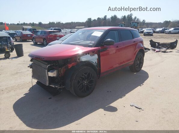 SALZP2FX4LH019734 2020 LAND ROVER RANGE ROVER EVOQUE Red Front left