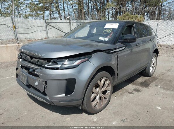 SALZP2FX7LH060987 2020 LAND ROVER RANGE ROVER EVOQUE Gray წინა მარცხენა ხედი სამი მეოთხედიდან