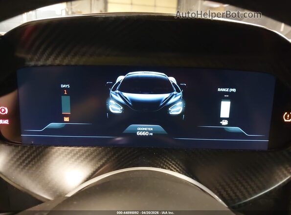 SBM14BCA4SW009459 2025 MCLAREN 750S Синий Вид задних сидений