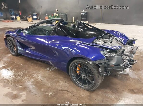 SBM14BCA4SW009459 2025 MCLAREN 750S Синий Задняя левая четверть