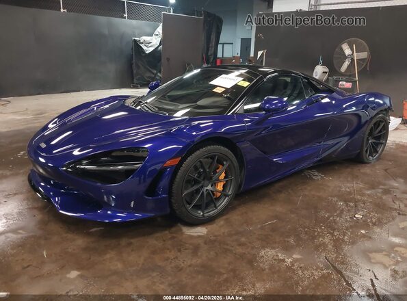 SBM14BCA4SW009459 2025 MCLAREN 750S Синий Передняя левая четверть