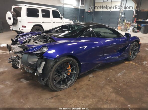 SBM14BCA4SW009459 2025 MCLAREN 750S Синий Задняя правая четверть