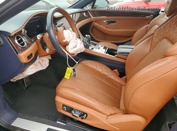SCBDB4ZG3MC088729 2021 BENTLEY OTHER Blue წინა სალონის ხედი
