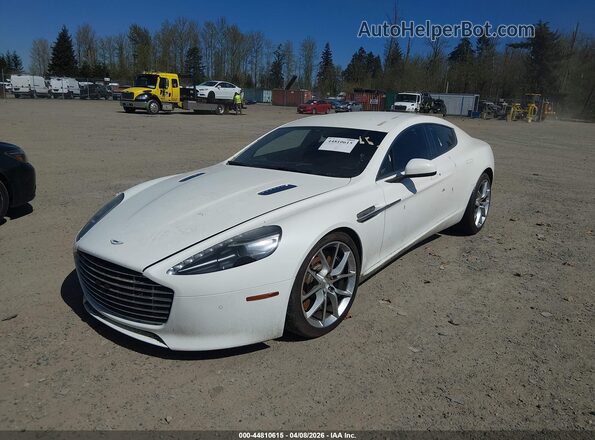 SCFHMDBS2GGF05122 2016 ASTON MARTIN RAPIDE S White Առջևի ձախ երեք քառորդ տեսարան